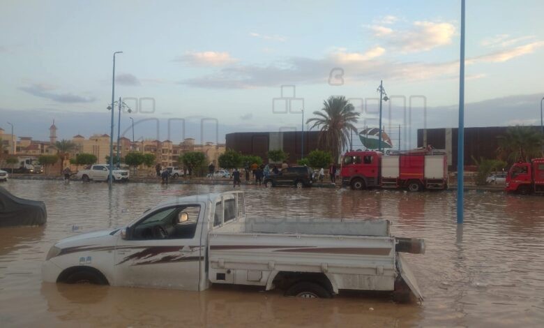 محافظة مطروح تطلب دعم المحافظات المجاورة لمواجهة السيول