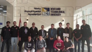 جامعة القاهرة الجديدة التكنولوجية تستقبل فريق سيارات جامعة عين شمس