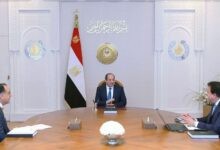 الرئيس عبد الفتاح السيسي والدكتور مصطفى مدبولي، رئيس مجلس الوزراء، والدكتور خالد عبد الغفار، وزير الصحة والسكان